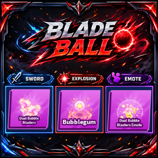 [ Limited Set ] Dual Bubble Blaster + Explosion + Emote | FAST DELIVERY✅