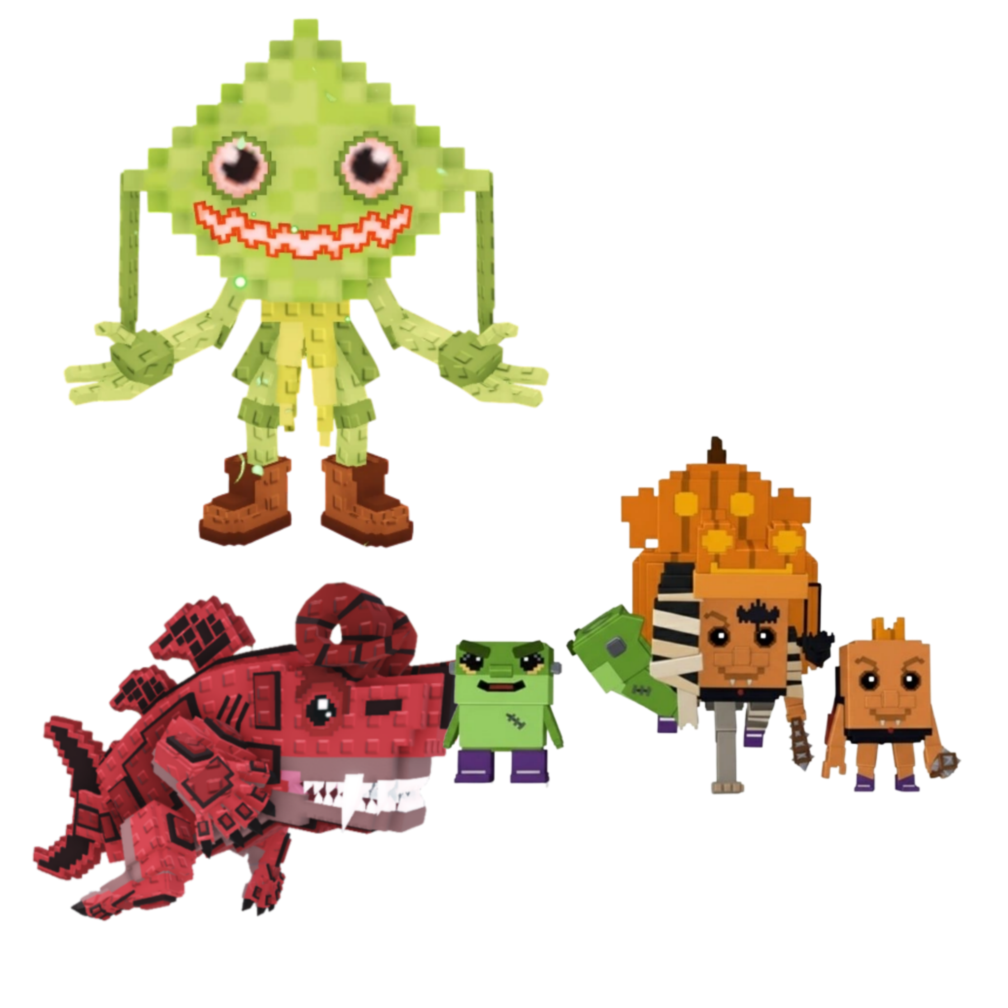 [BUNDLE] - 📋 1x Ketupat Kepat 📋 1x Eviledone 📋 1x Los Spooky Combinasionas