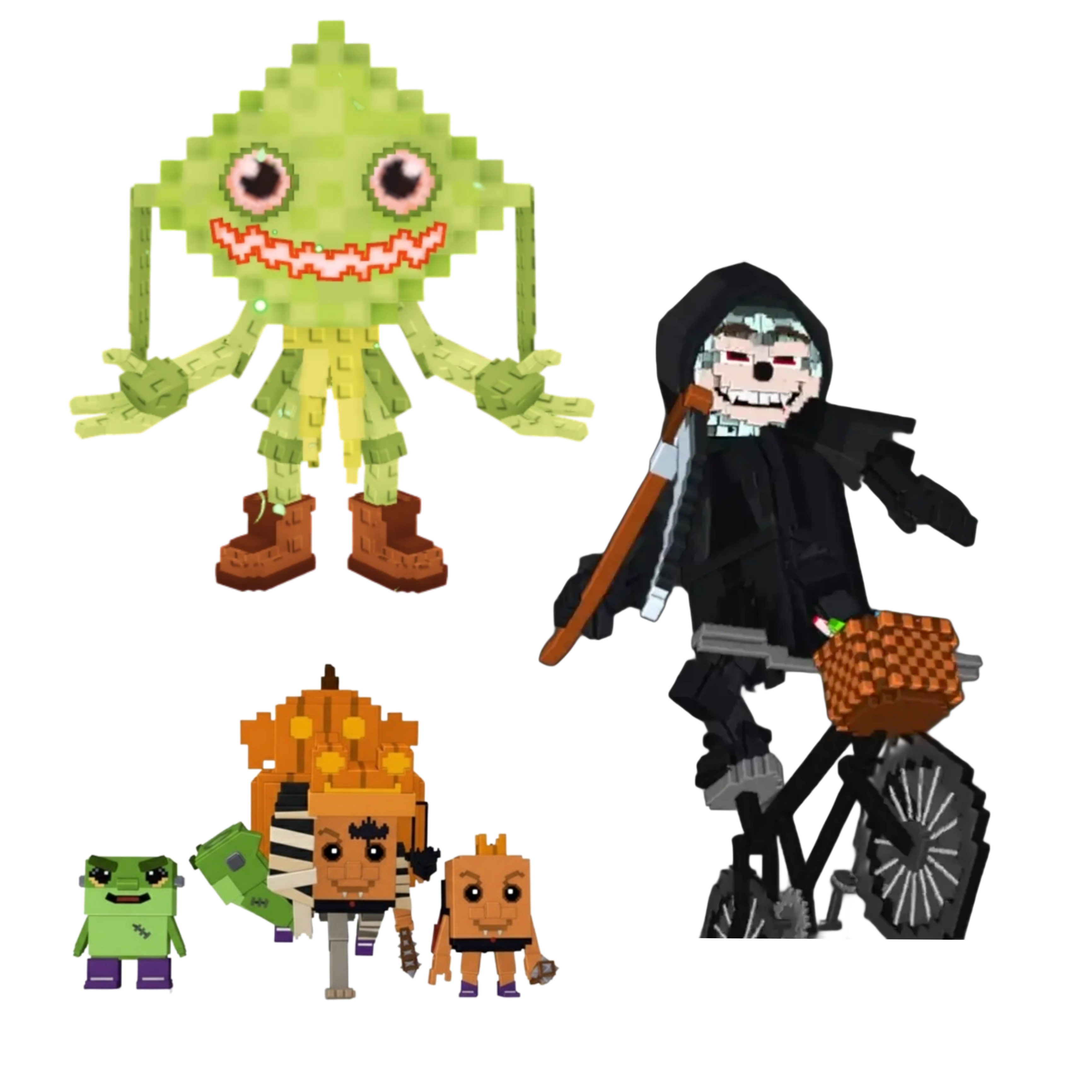 [BUNDLE] - 🌈 1x Ketupat Kepat 🌈 1x Mieteteira Bicicleteira 🌈 1x Los Spooky Combinasionas