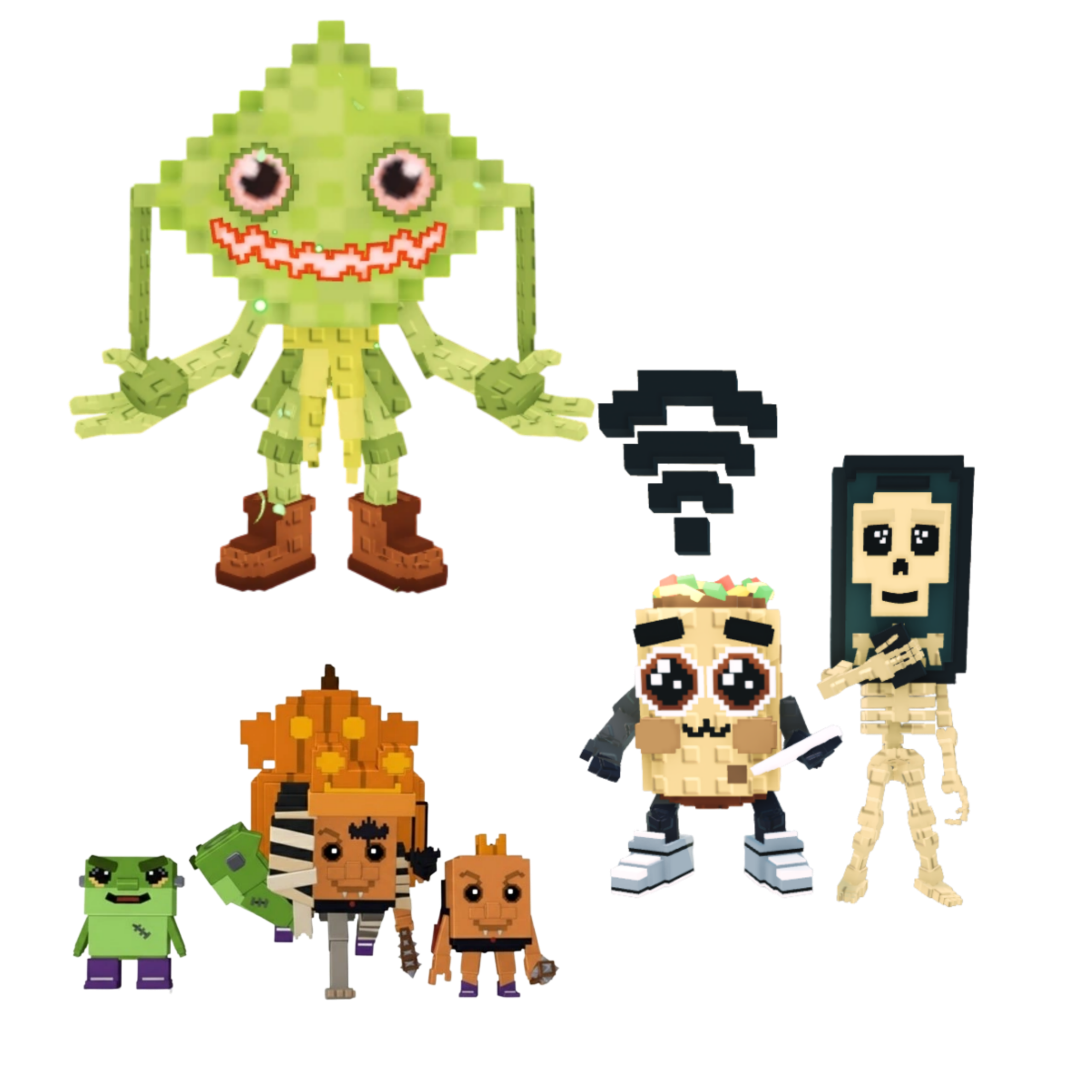 [BUNDLE] - ☔ 1x Ketupat Kepat ☔ 1x Los Mobilis ☔ 1x Los Spooky Combinasionas
