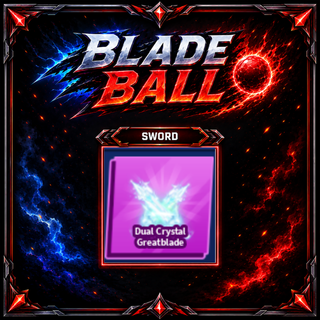 [ Limited Sword ] Dual Crystal Greatblade  | FAST DELIVERY✅