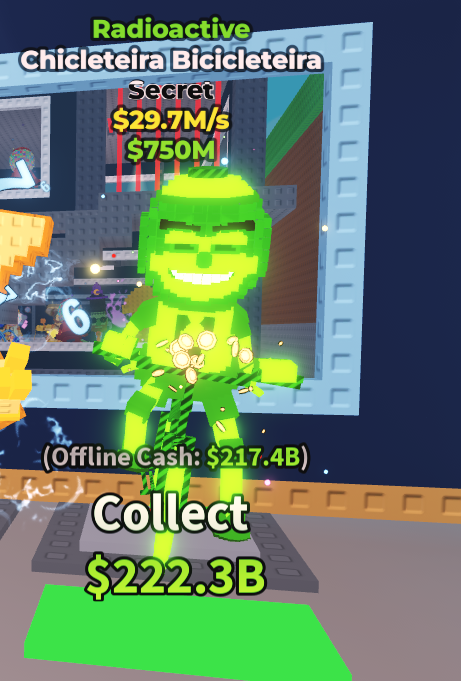 ☢️ 🧪 RADIOACTIVE CHICLETEIRA BICICLETEIRA 29.7M/s Secret | Steal A Brainrot ⚡ FAST DELIVERY ⚡