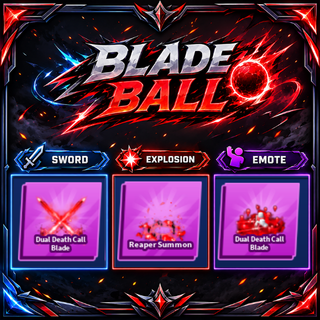 [ Limited Set ] Dual Death Call Blade + Explosion + Emote | FAST DELIVERY✅