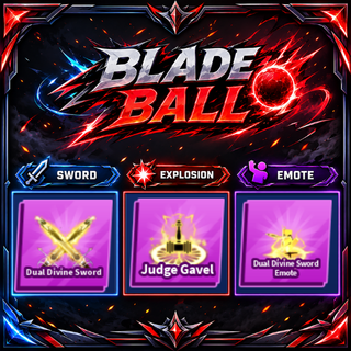 [ Limited Set ] Dual Divine Sword + Explosion + Emote | FAST DELIVERY✅