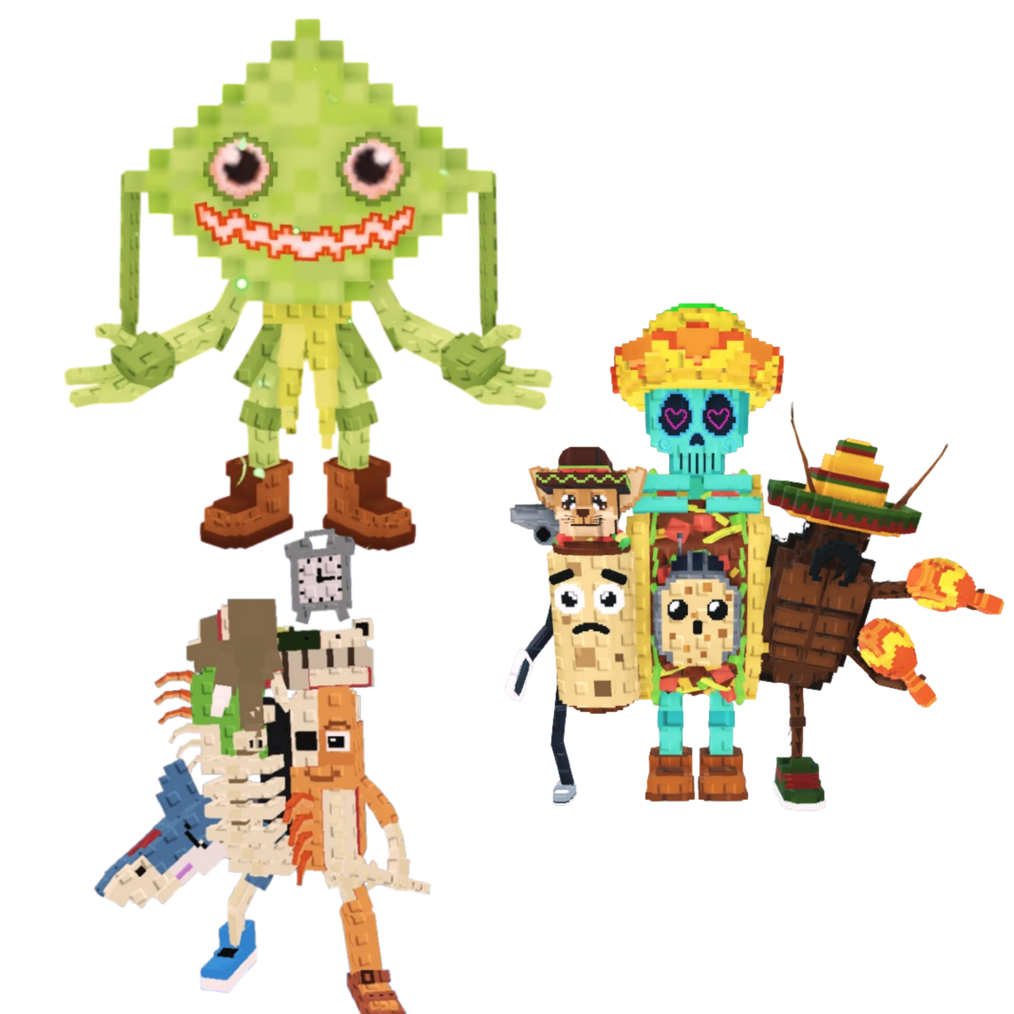 [BUNDLE] - 🔩 1x Ketupat Kepat 🔩 1x La Extinct Grande 🔩 1x La Taco Combinasion