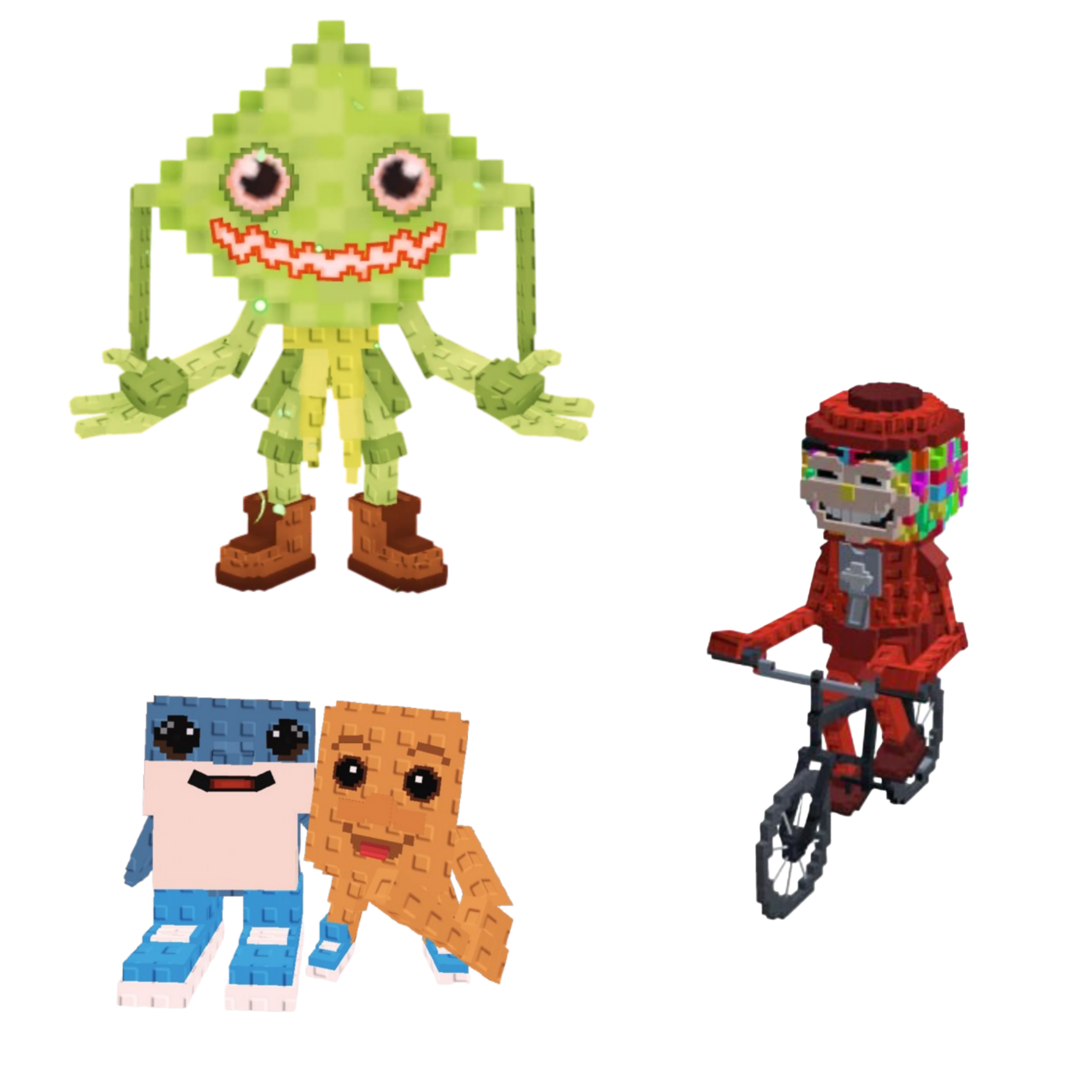 [BUNDLE] - 😸 1x Ketupat Kepat 😸 1x Los Bros 😸 1x Chicleteira Bicicleteira