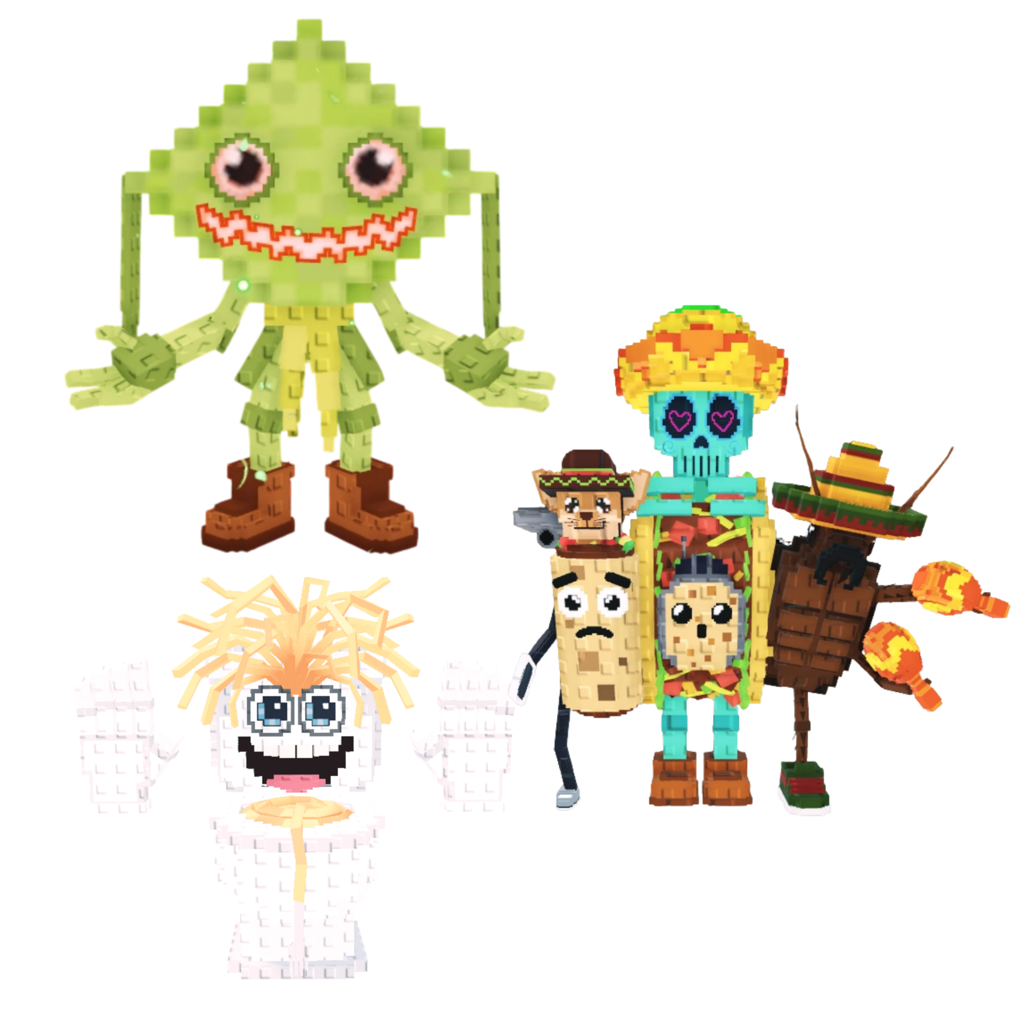 [BUNDLE] - ⭐ 1x Ketupat Kepat ⭐ 1x La Taco Combinasion ⭐ 1x Spaghetti Tualetti