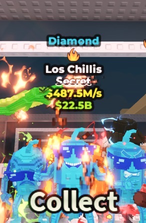 FAST RESPONSE | Diamond Los Chillis $487.5M/s ( Fire Trait ) | 1000% SAFE 🔒 #3223