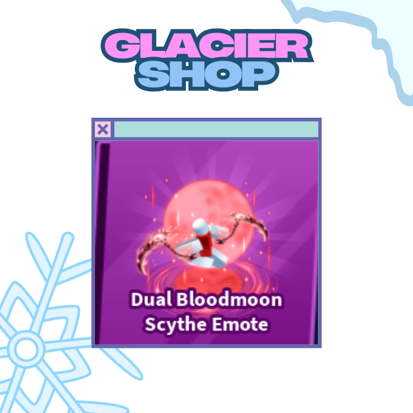 Dual Bloodmoon Scythe Emote ( Limited )