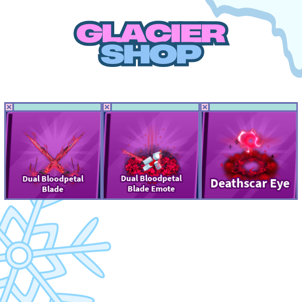 Dual Bloodpetal Blade + Explosion + Emote ( Limited Set )