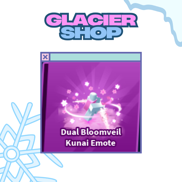 Dual Bloomveil Kunai Emote ( Limited )