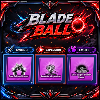 [ Limited Set ] Dual Eclipse Blaster + Explosion + Emote | FAST DELIVERY✅