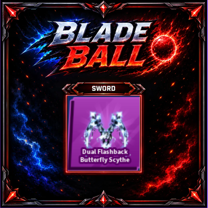 [ Limited Sword ] Dual Flashback Butterfly Scythe | FAST DELIVERY