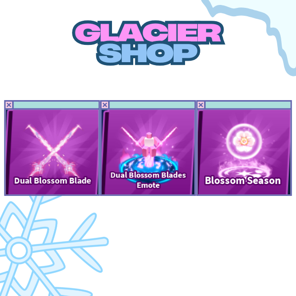 Dual Blossom Blade + Explosion + Emote ( Limited Set )