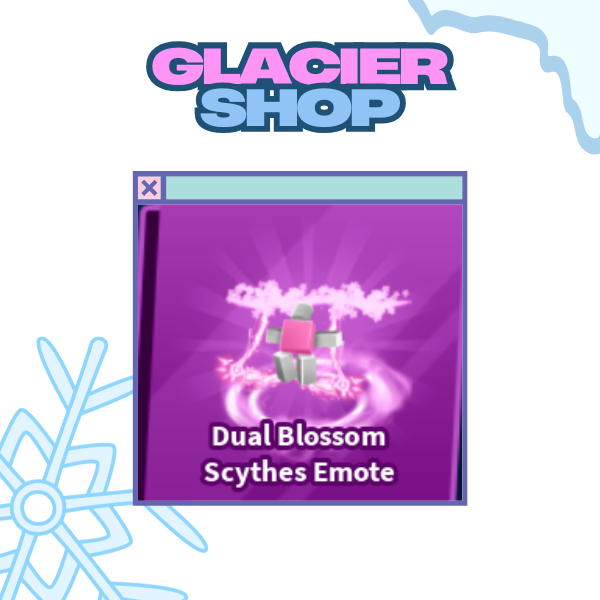 Dual Blossom Scythes Emote ( Limited )