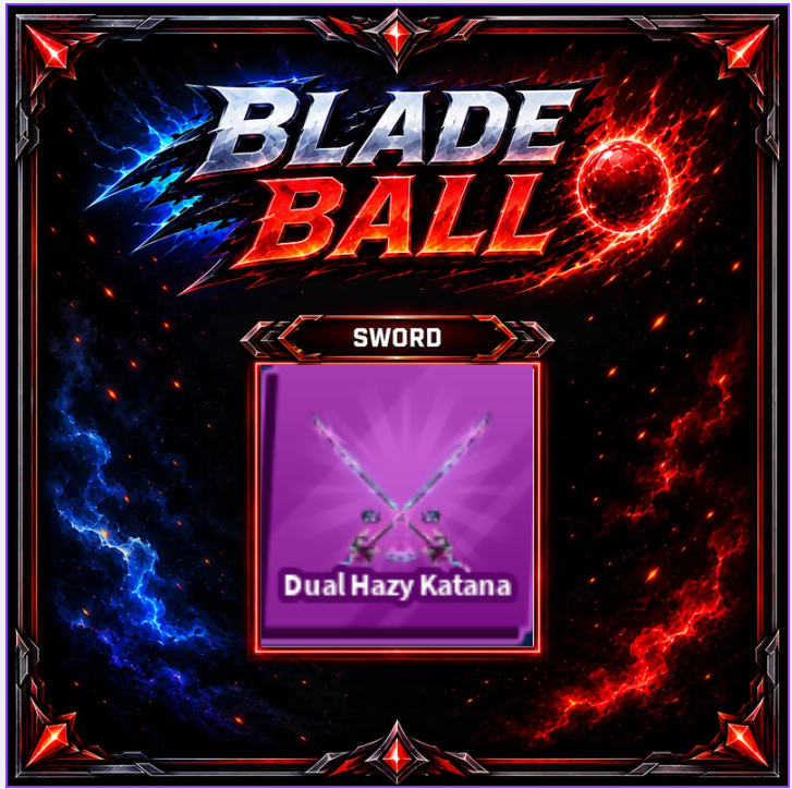 [ Limited Sword ] Dual Hazy Katana | FAST DELIVERY✅