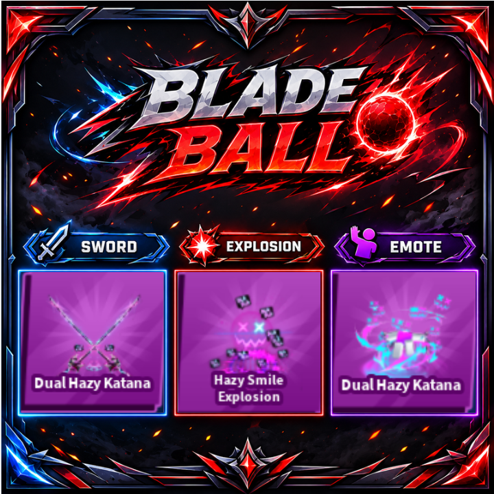 [ Limited Sword ] Dual Hazy Katana | FAST DELIVERY✅