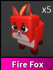 Fire Fox Pet | Murder Mystery 2 ⚡ Fast Delivery ⚡