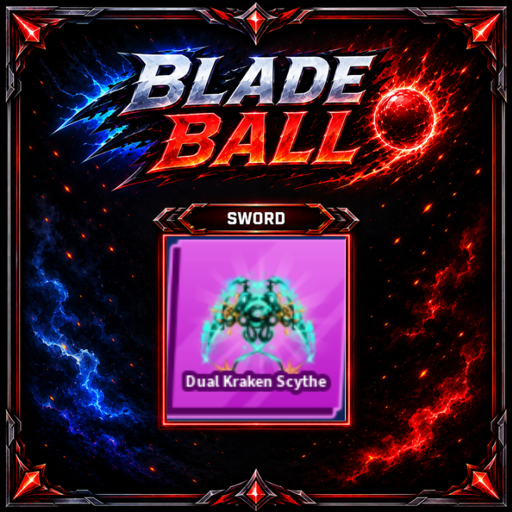 [ Limited Sword ] Dual Kraken Scythe | FAST DELIVERY✅