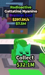 ☢️ 🧪 RADIOACTIVE GATTATINO NYANINO | Steal A Brainrot ⚡ FAST DELIVERY ⚡