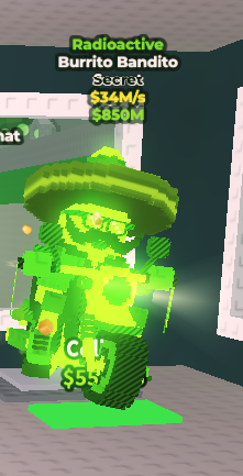 '☢️ 🧪 RADIOACTIVE 34M/s BURRITO BANDITO Secret | Steal A Brainrot ⚡ FAST DELIVERY ⚡