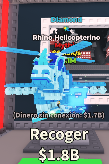💎🦏🚁 RHINO HELICOPTERINO DIAMOND (EXTINCT CHARACTER) 🚁🦏💎 | 💸 Cheap | ⚡ Easy & Fast Delivery 🚀🔥