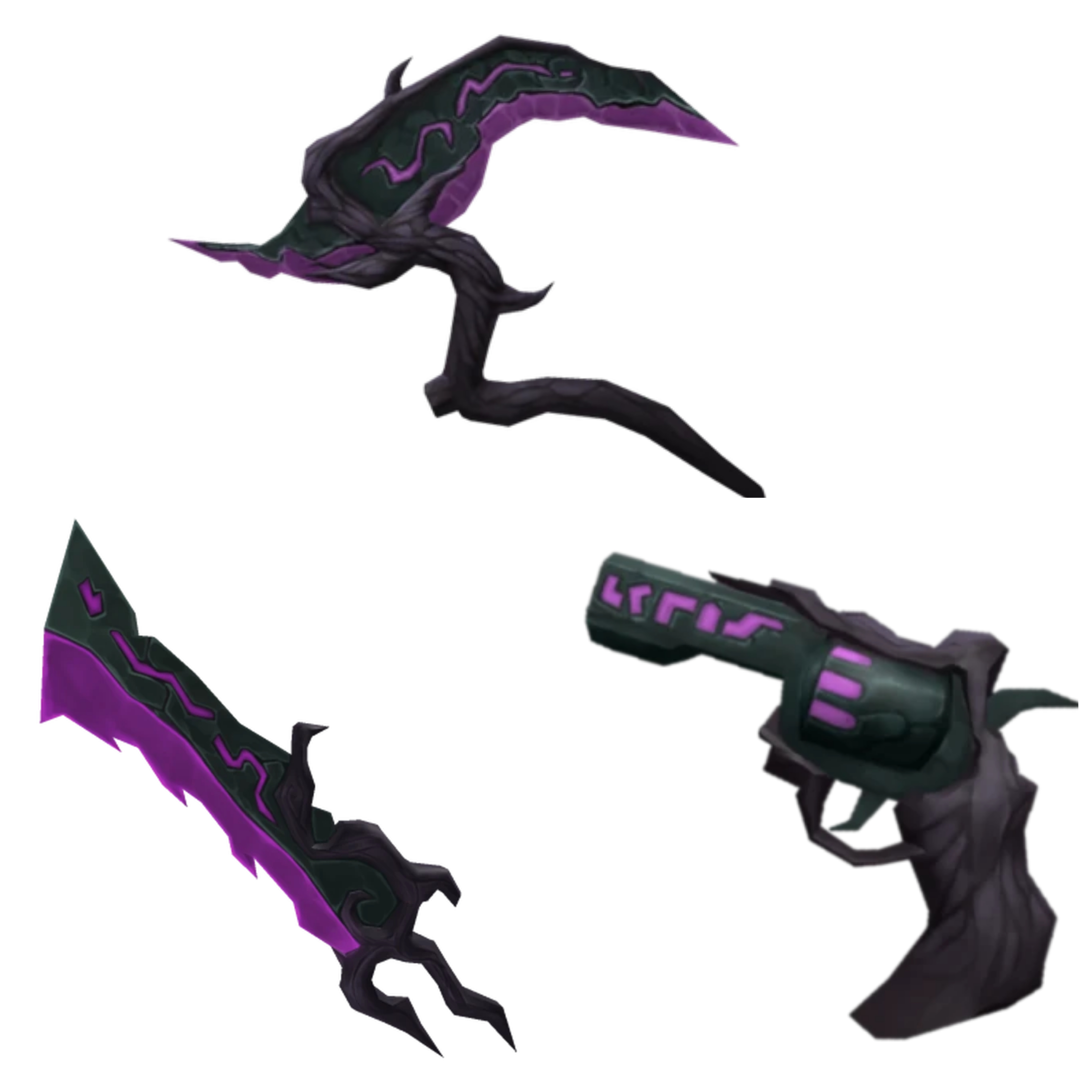 ⚡VIP SET ⚡ ELDERWOOD REVOLVER+BLADE+SCYTHE ⚡ LIMITED OFFER ⚡ INSTANT DELIVERY 🚚