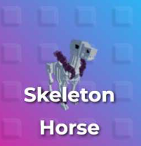 SKELETON HORSE (RANDOM AGE WITH MUTATION) - RAISE ANIMALS