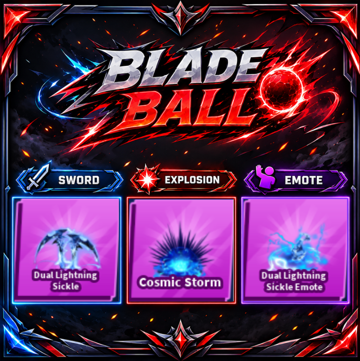 [ Limited Set ] Dual Lightning + Explosion + Emote | FAST DELIVERY✅