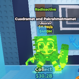 ☢️ 🧪 RADIOACTIVE CUADRAMAT AND PAKRAHMATMAMAT | Steal A Brainrot ⚡ FAST DELIVERY ⚡