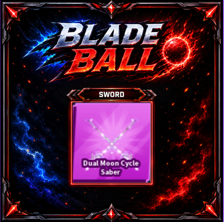 [ Limited Sword ] Dual Moon Cycle Saber | FAST DELIVERY✅