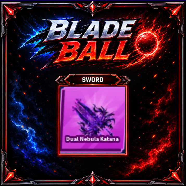 [ Limited Sword ] Dual Nebula Katana | FAST DELIVERY✅