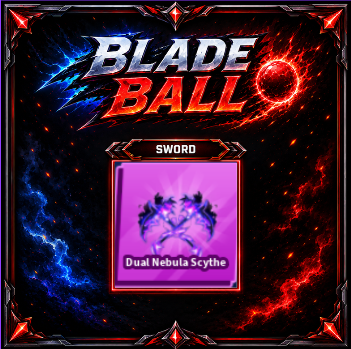 [ Limited Sword ] Dual Nebula Scythe | FAST DELIVERY✅