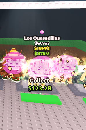 [ Secret ] Los Quesadillas With Bubblegum Trait 18M/Sec | Ready Unit✅ | INSTANT DELIVERY✅