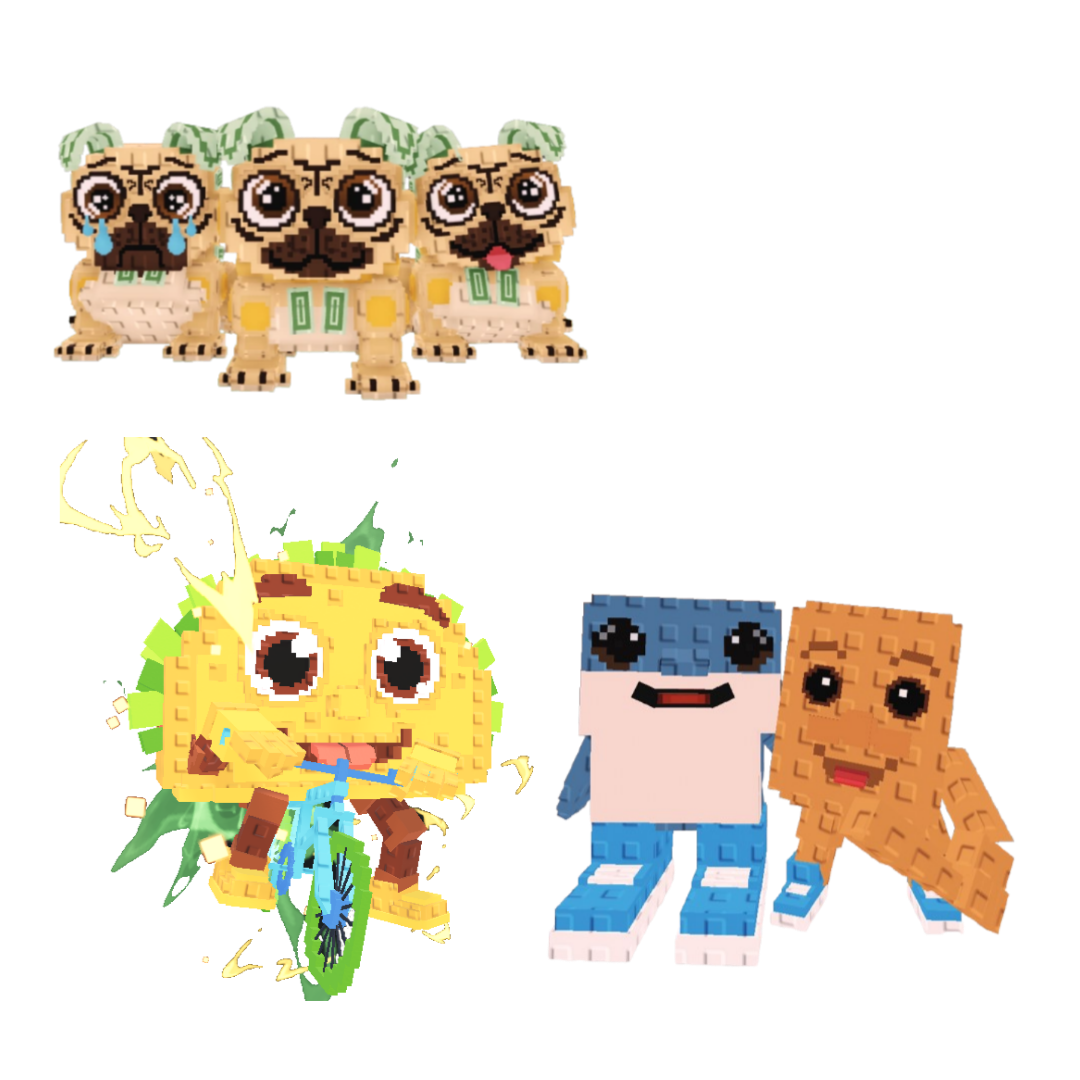 [BUNDLE] - 😍 1x Los Puggies 😍 1x Tacorita Bicicleta 😍 1x Los Bros