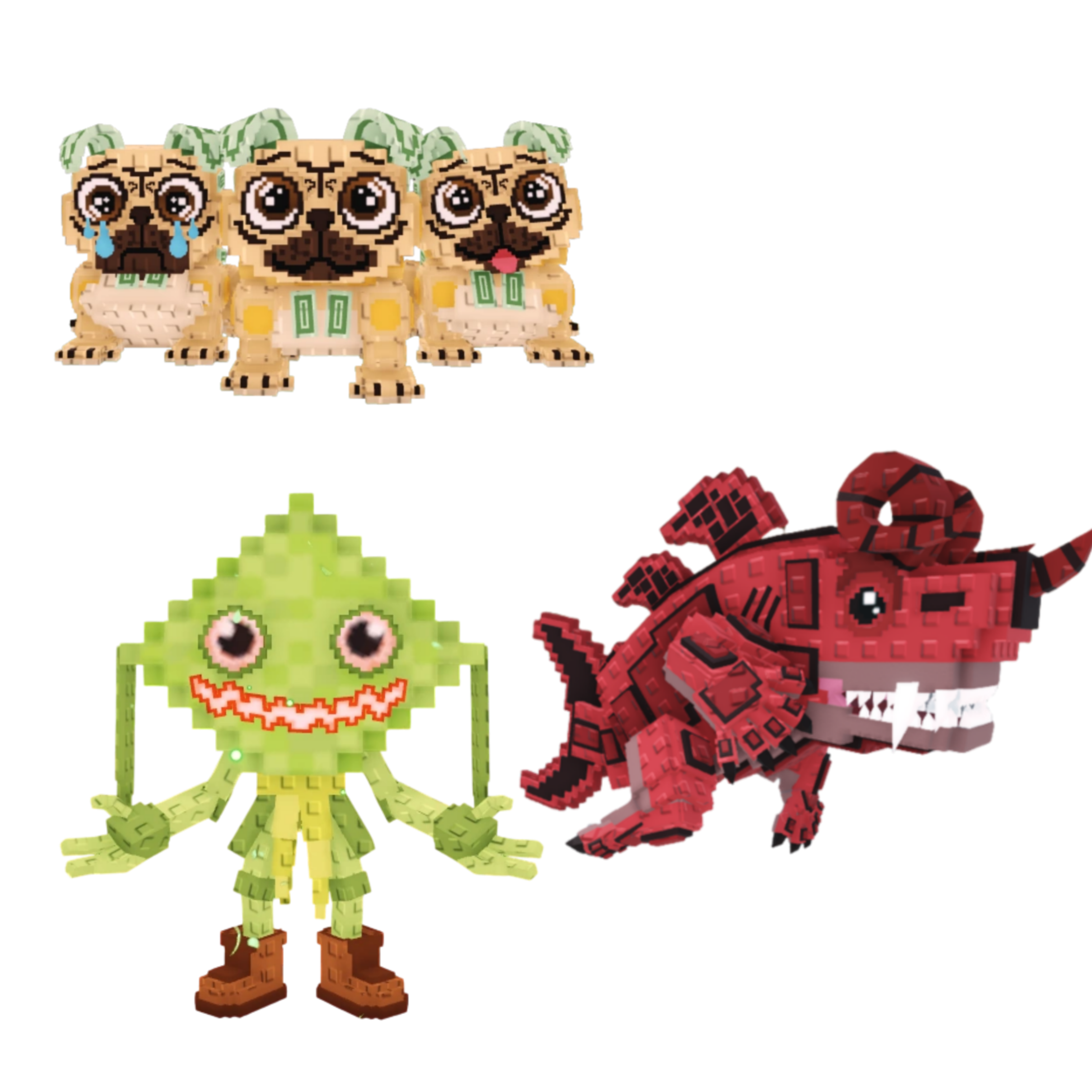 [BUNDLE] - 😝 1x Los Puggies 😝 1x Ketupat Kepat 😝 1x Eviledon