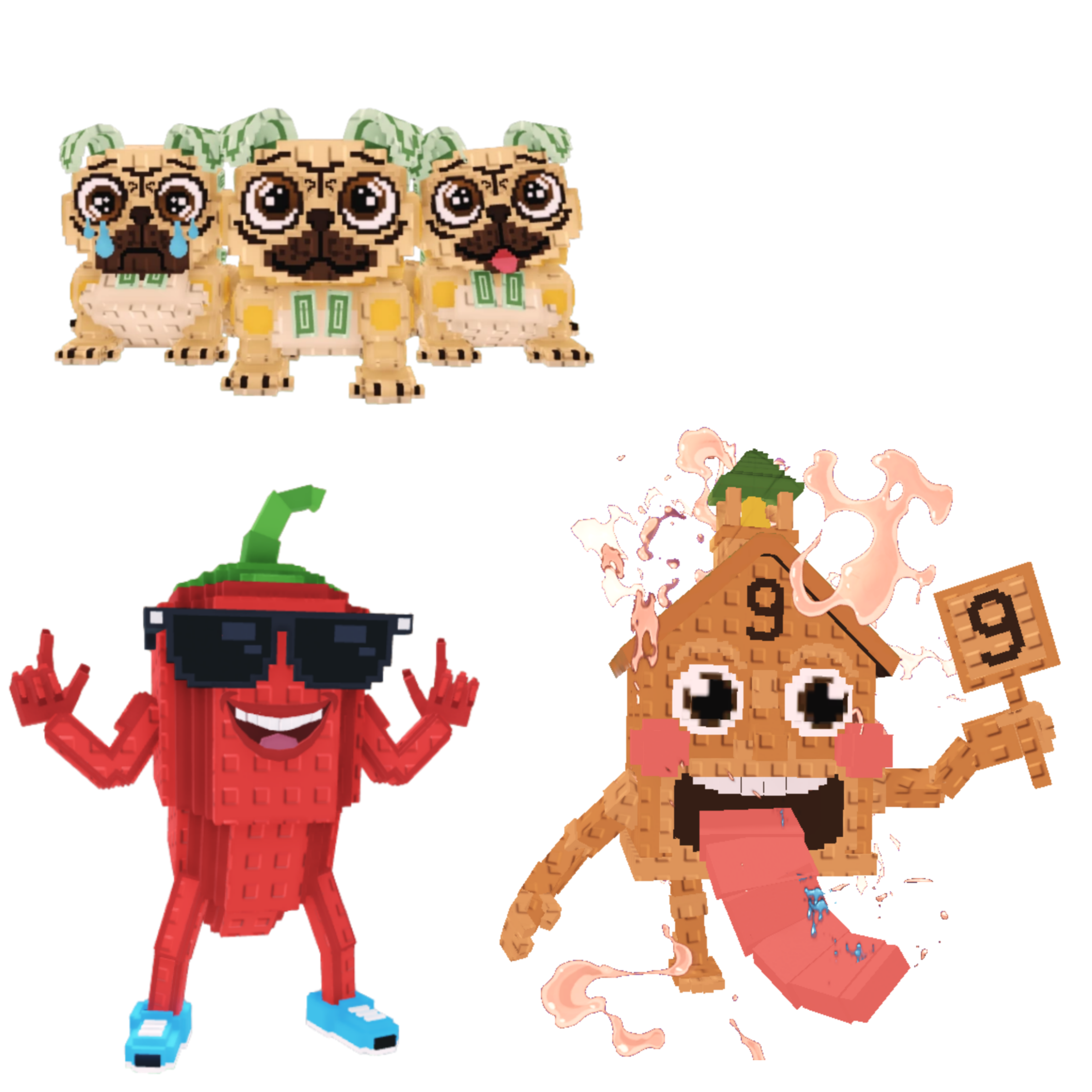 [BUNDLE] - 🤤 1x Los Puggies 🤤 1x Chillin Chili 🤤 1x Chillin Chili  🤤 1x Esok Sekolah