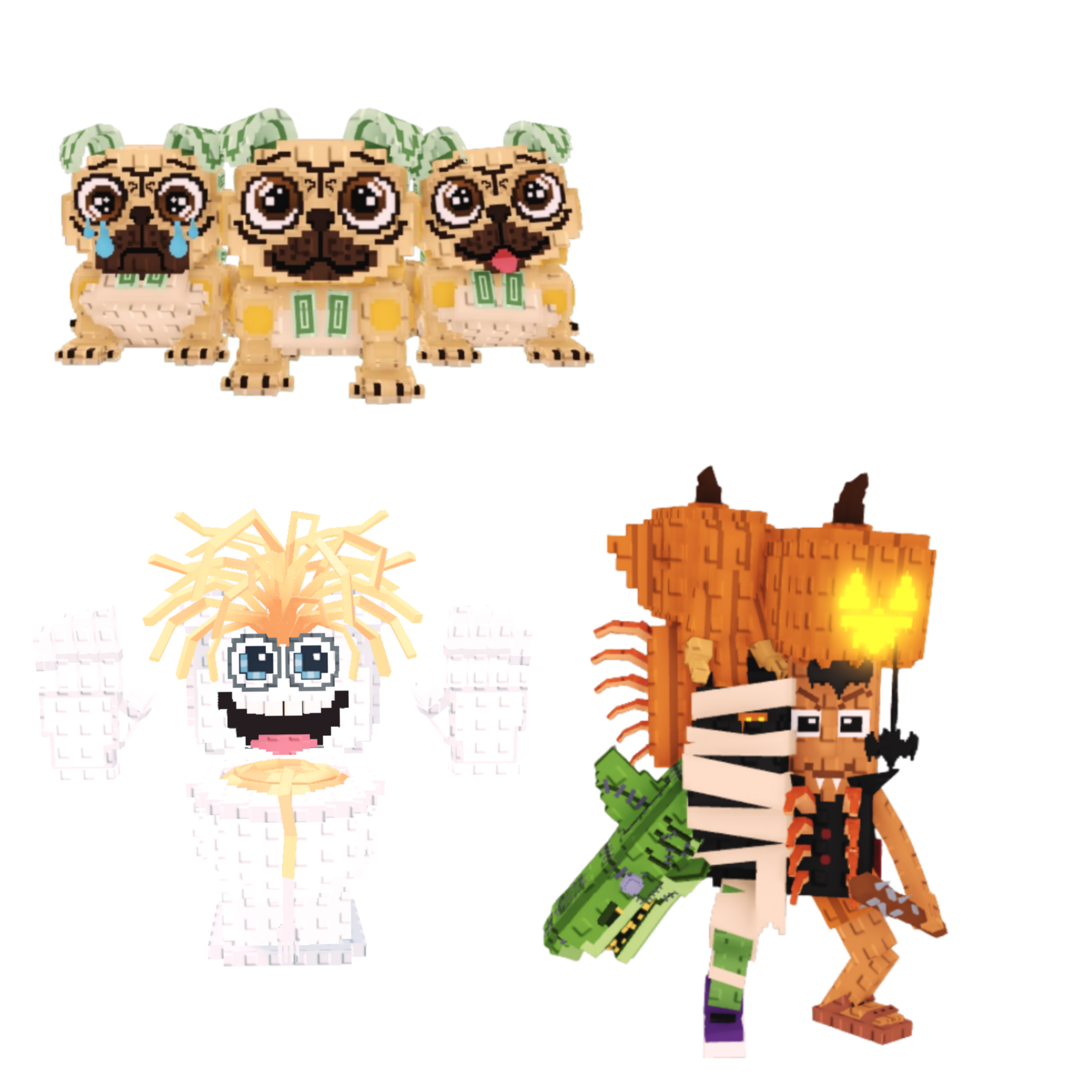 [BUNDLE] - 🍐 1x Los Puggies 🍐 1x La Spooky Grande 🍐 1x Spaghetti Tualetti