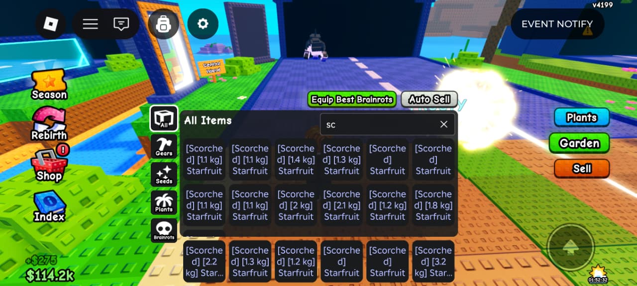 Bundle 10x Starfruit Scorched Mutation | Fast Delivery🔥