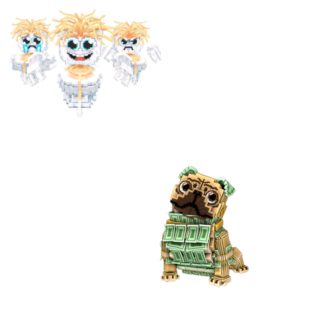 [BUNDLE] - 🏚️ 1x Los Spaghettis 🏚️ 1x Money Money Puggy