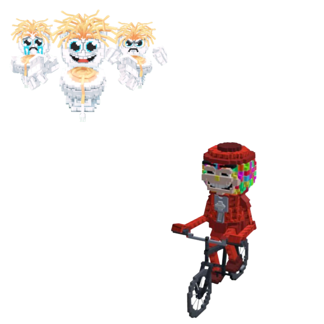 [BUNDLE] - 🏨 1x Los Spaghettis 🏨 1x Chicleteira Bicicleteira
