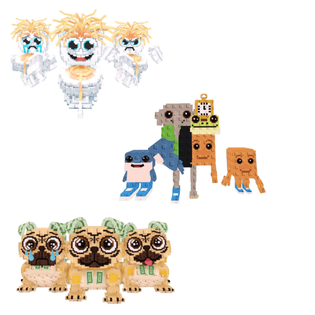 [BUNDLE] - 🏩 1x Los Spaghettis 🏩 1x Los Puggies 🏩 1x Los Combinasionas