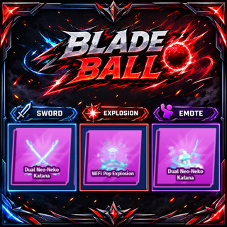 [ Limited Set ]  Dual Neo-Neko Katana+ Explosion + Emote | FAST DELIVERY✅