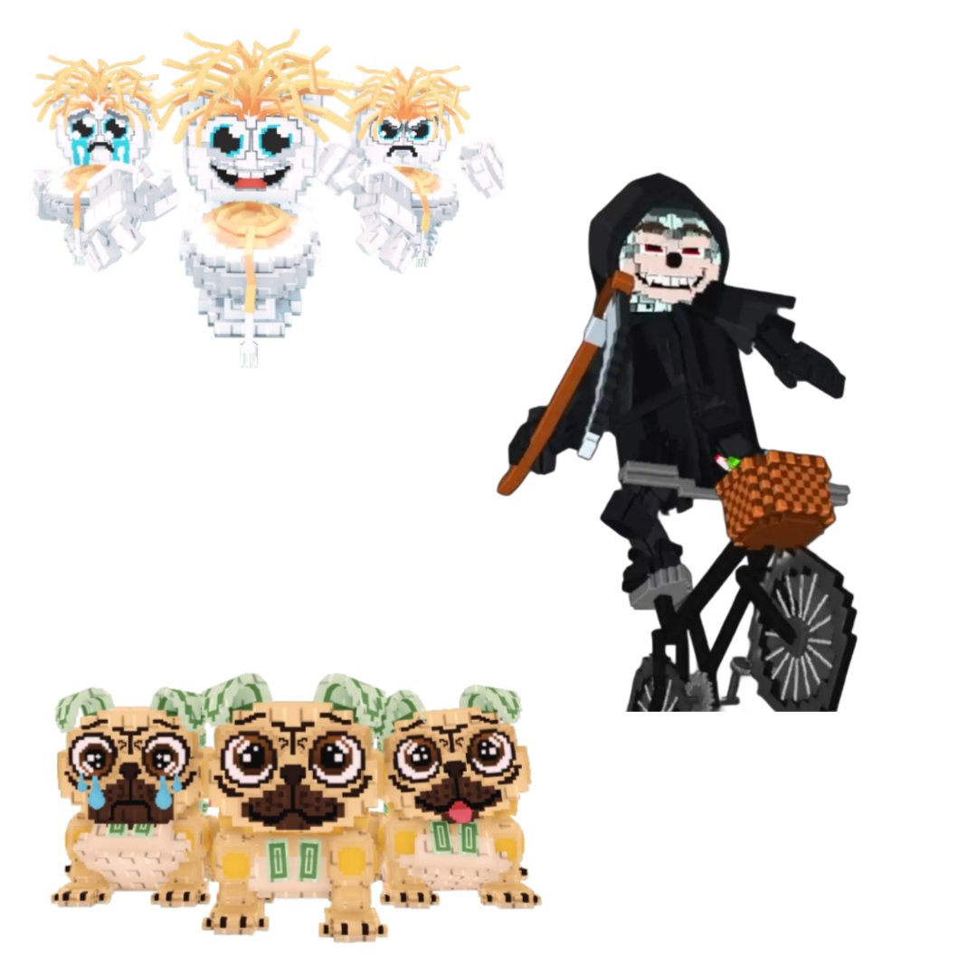 [BUNDLE] - 🗼 1x Los Spaghettis 🗼 1x Los Puggies 🗼 1x Mieteteira Bicicleteira