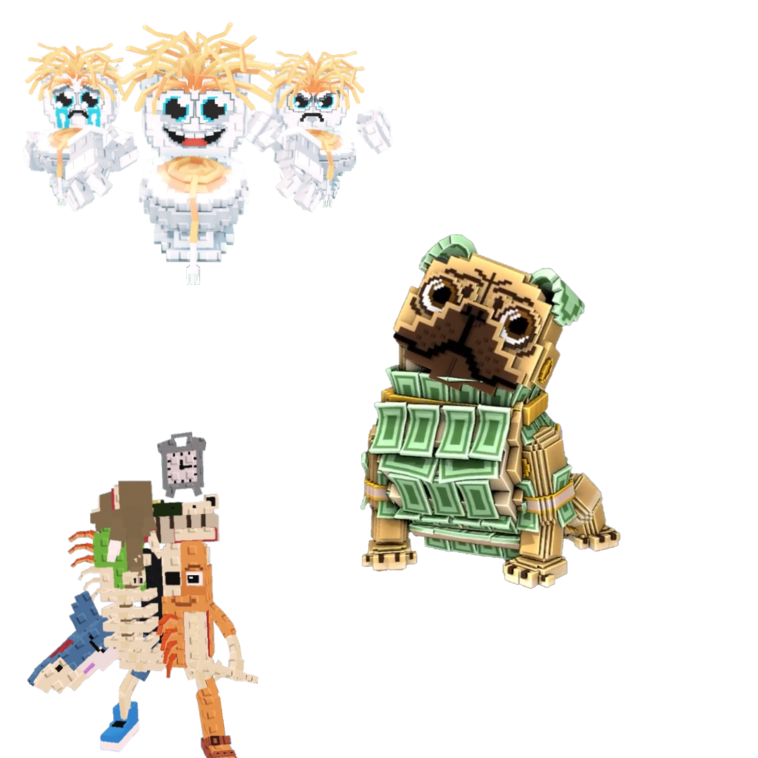 [BUNDLE] - ⛲ 1x Los Spaghettis ⛲ 1x La Extinct Grande ⛲ 1x Money Money Puggy