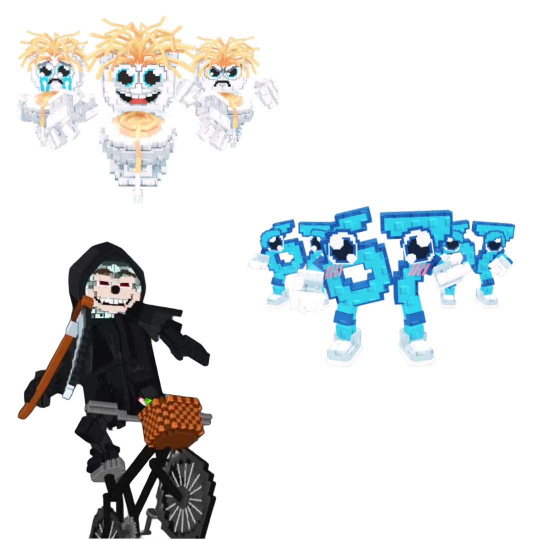 [BUNDLE] - 💈 1x Los Spaghettis 💈 1x Mieteteira Bicicleteira 💈 1x Los 67 ( Six Seven )
