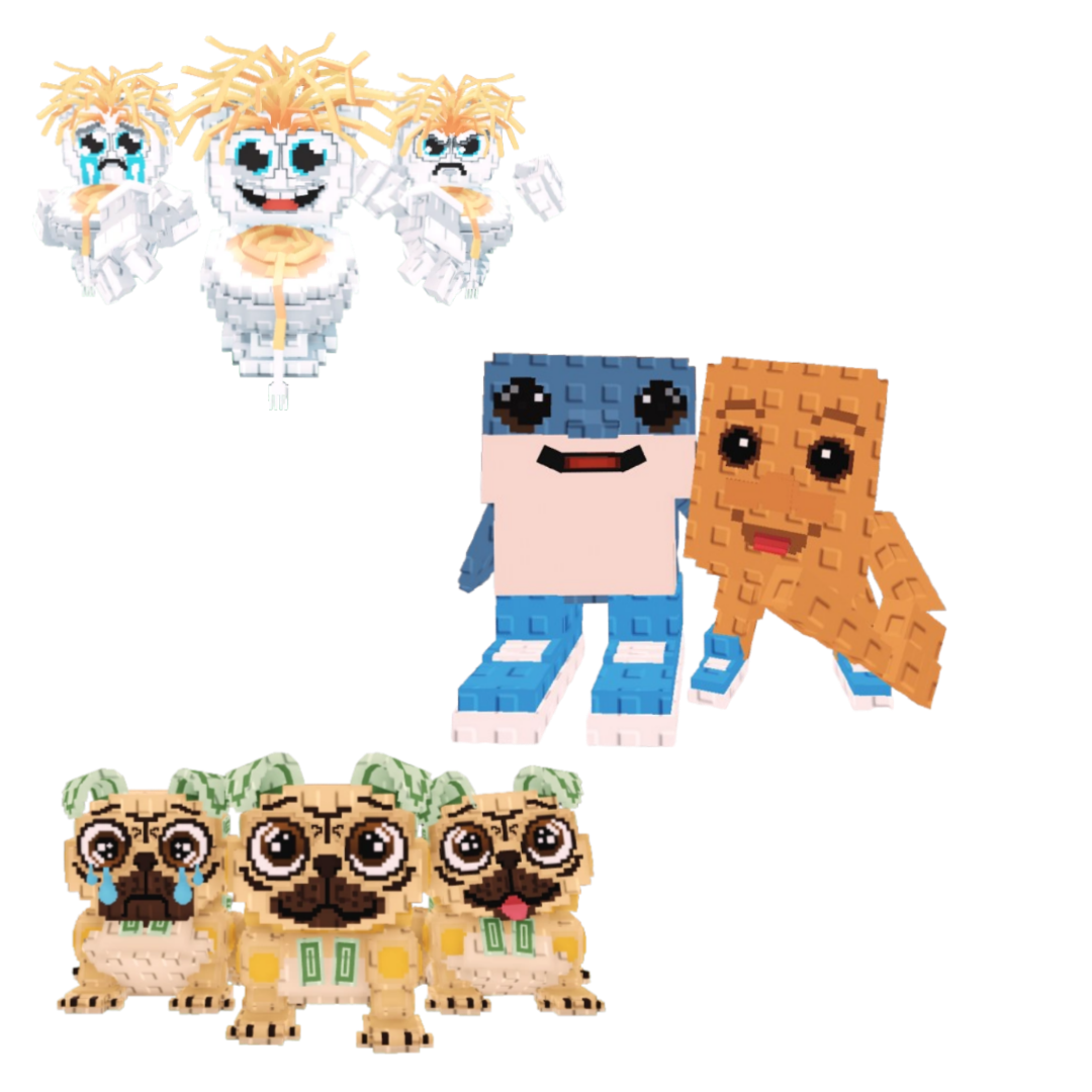[BUNDLE] - 😹  Los Spaghettis 😹 1x Los Bros 😹 1x Los Puggies