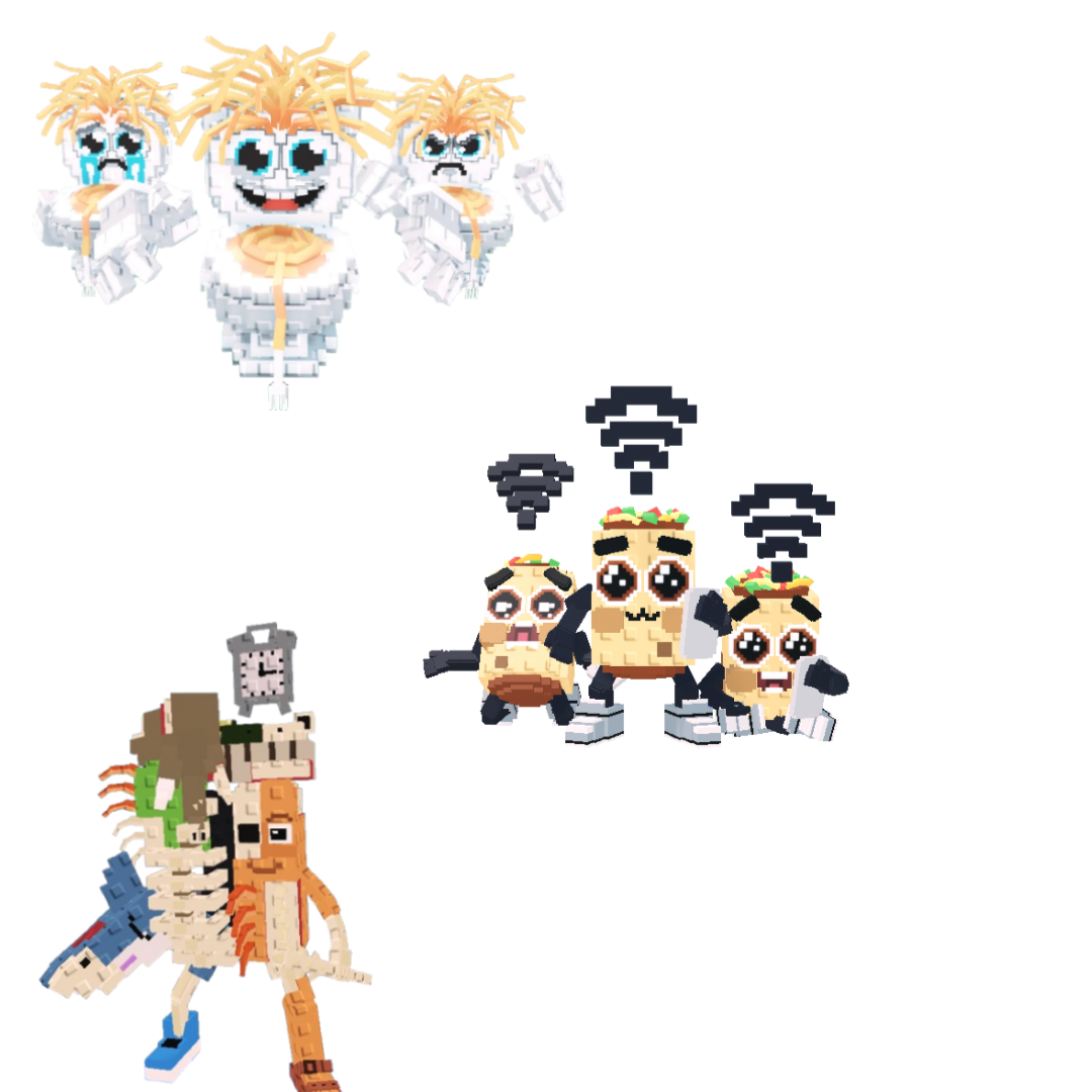 [BUNDLE] - 🙉 1x Los Spaghettis 🙉 1x La Extinct Grande 🙉 1x Los Nooo My Hotspotsitos