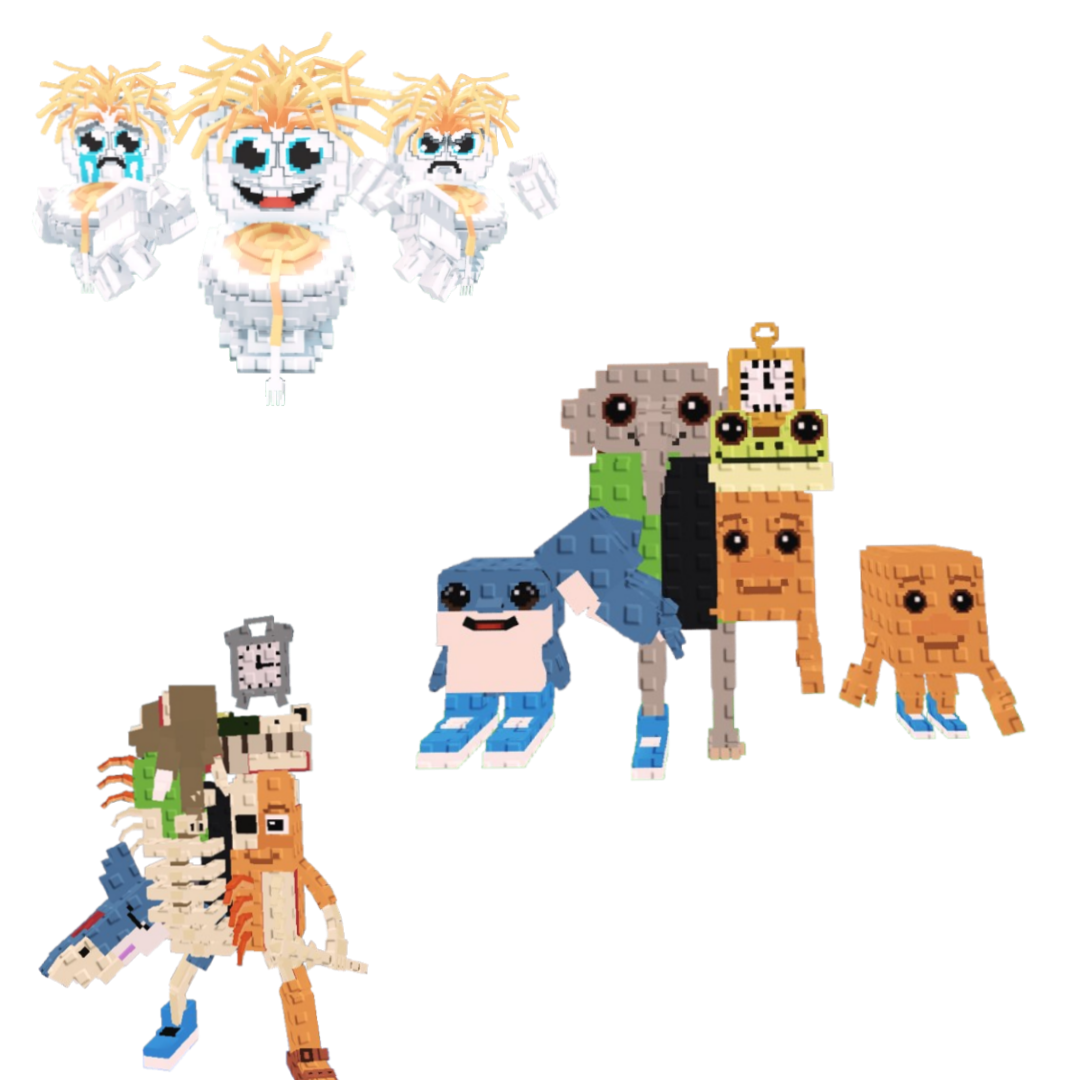 [BUNDLE] - 🦍 1x Los Spaghettis 🦍 1x La Extinct Grande 🦍 1x Los Combinasionas