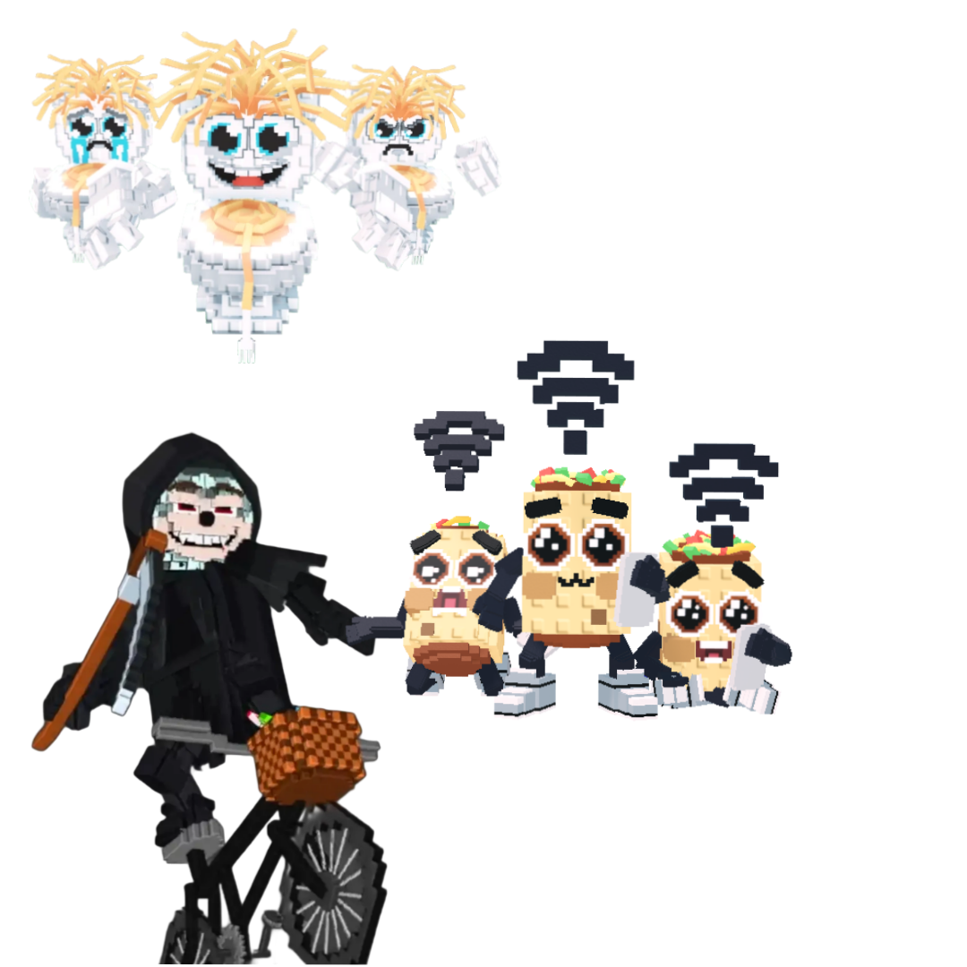 [BUNDLE] - 🐕‍🦺 1x Los Spaghettis 🐕‍🦺 1x Mieteteira Bicicleteira 🐕‍🦺 1x Los Nooo My Hotspotsitos